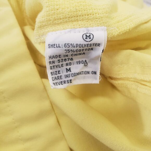 Dawns Yellow 80s VTG Retro Button-Up Jacket - Picture 6 of 8